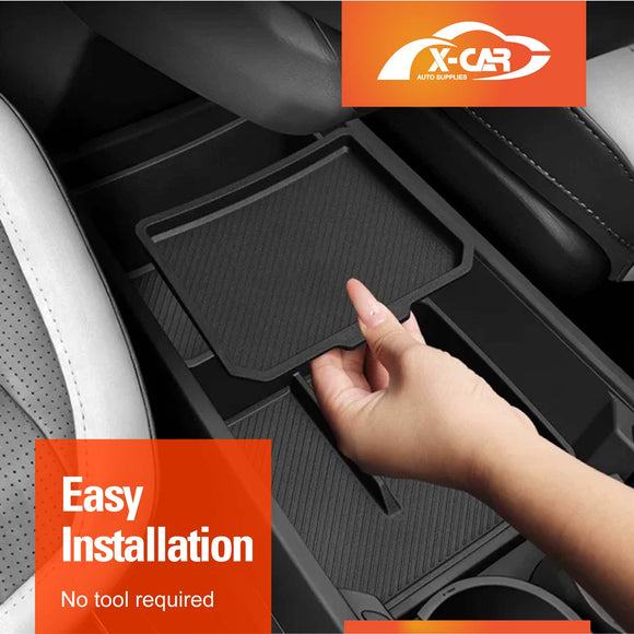 Centre Console Organiser for Kia EV3 2025-Onwards Armrest Tray Storage Box Cup Holder