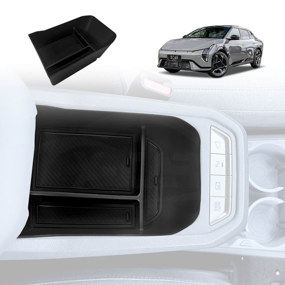Centre Console Organiser for Kia EV4 2025-Onwards Armrest Tray Storage Box Cup Holder