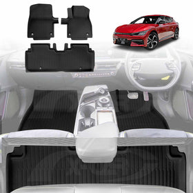 3D Floor Mats for Kia EV6 EV 6 2021-Onwards All Weather Liner