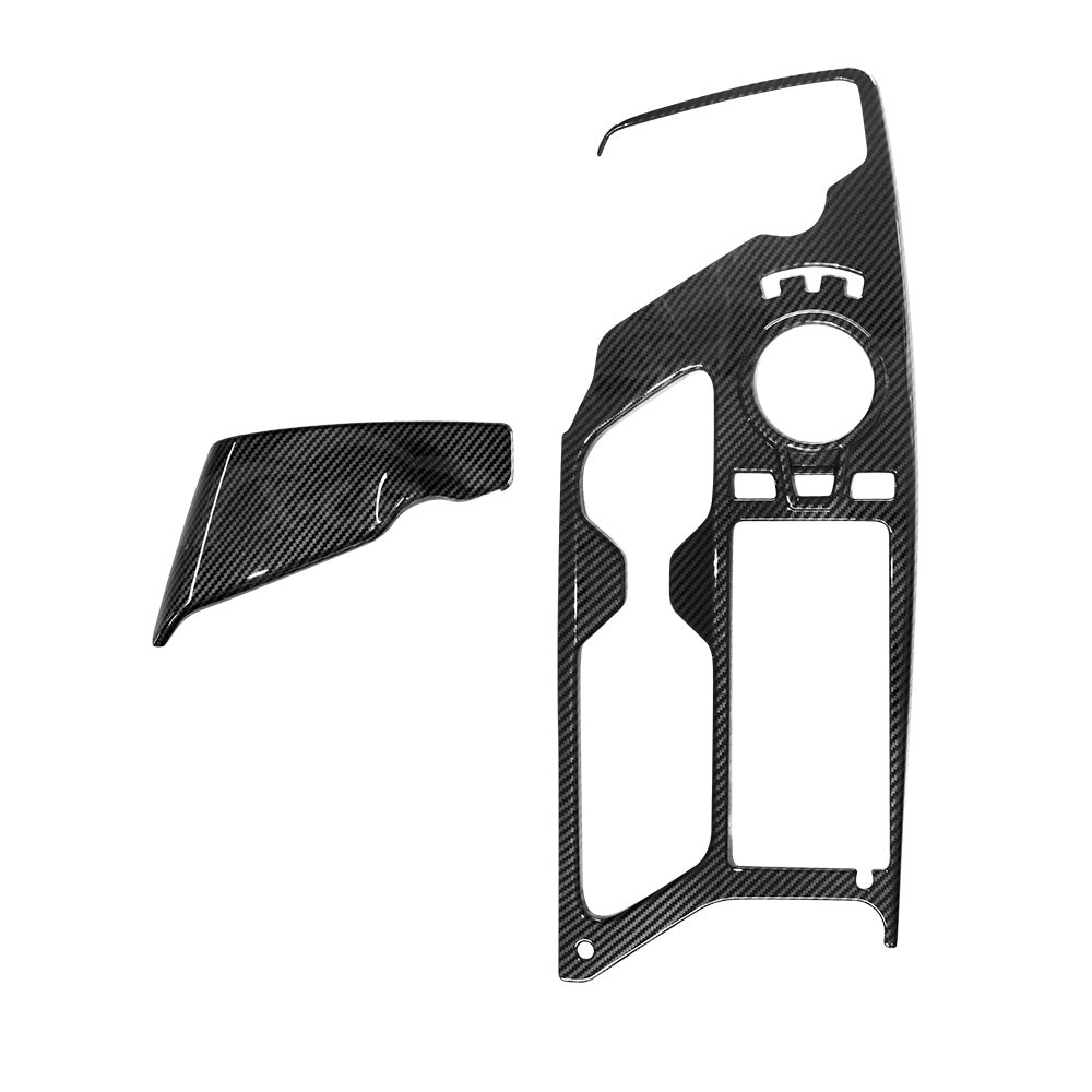 Gear Shift Frame Trim for Kia EV6 2021-2025 Carbon Fiber Style Center Console Cover Protector Interior Accessories