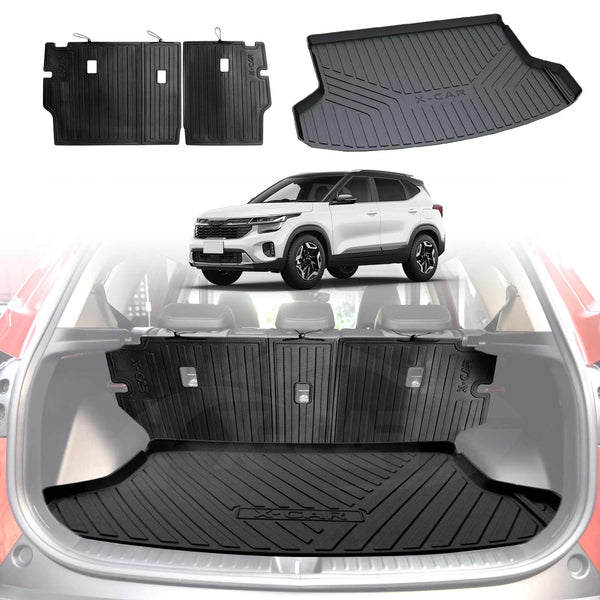 Boot Liner Back Seats Protector for Kia Seltos 2019-2024