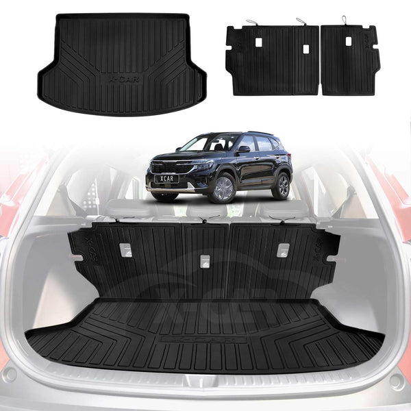 Boot Liner Back Seats Protector for Kia Seltos 2019-2022