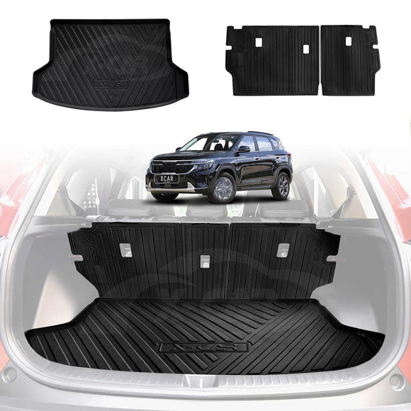 Boot Liner Back Seats Protector for Kia Seltos 2019-2022