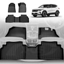 3D Floor Mats for Kia Seltos 2019-Onwards All-Weather Car Liners-1