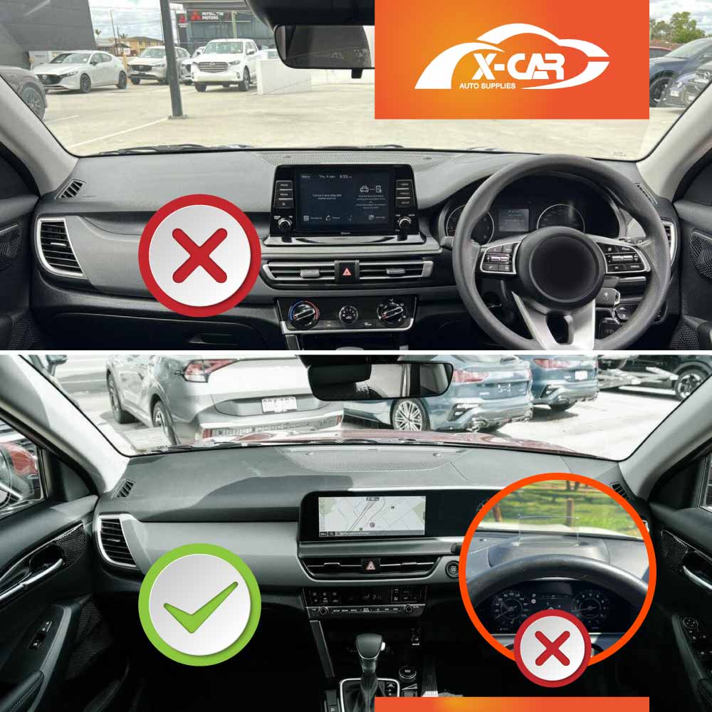 Dash Mat for Kia Seltos 2022-2025  Non-Slip Dashboard Pad Cover - 0