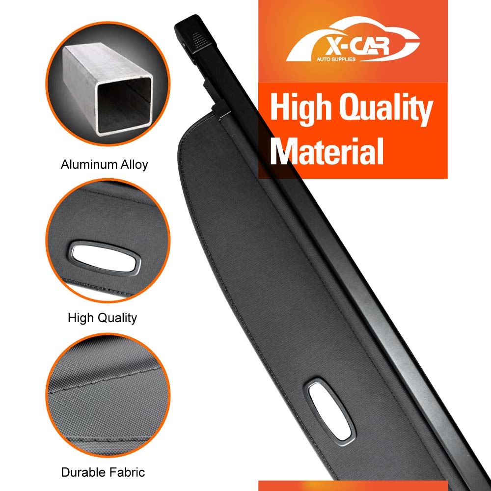Retractable Cargo Cover for Audi Q7 SQ7 2015-2025 Trunk Luggage Security Shield Shade