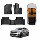 3D Floor Mats for Kia Sorento 2020-Onwards All-Weather Car Liners-13