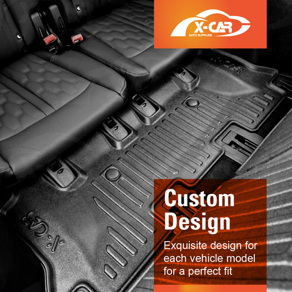 3D Floor Mats for Kia Sorento 2020-Onwards All-Weather Car Liners