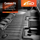 3D Floor Mats for Kia Sorento 2020-Onwards All-Weather Car Liners-6