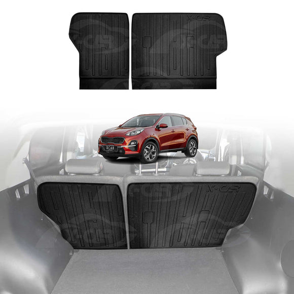 Boot Liner/ Back Seat Protector for Kia Sportage 2015-2022 All Weather Car Mat