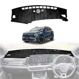 Hot Deal - Dash Mat for Kia Sportage NQ5 2021-2025 Microfiber Non-Slip Pad Cover Interior Accessories