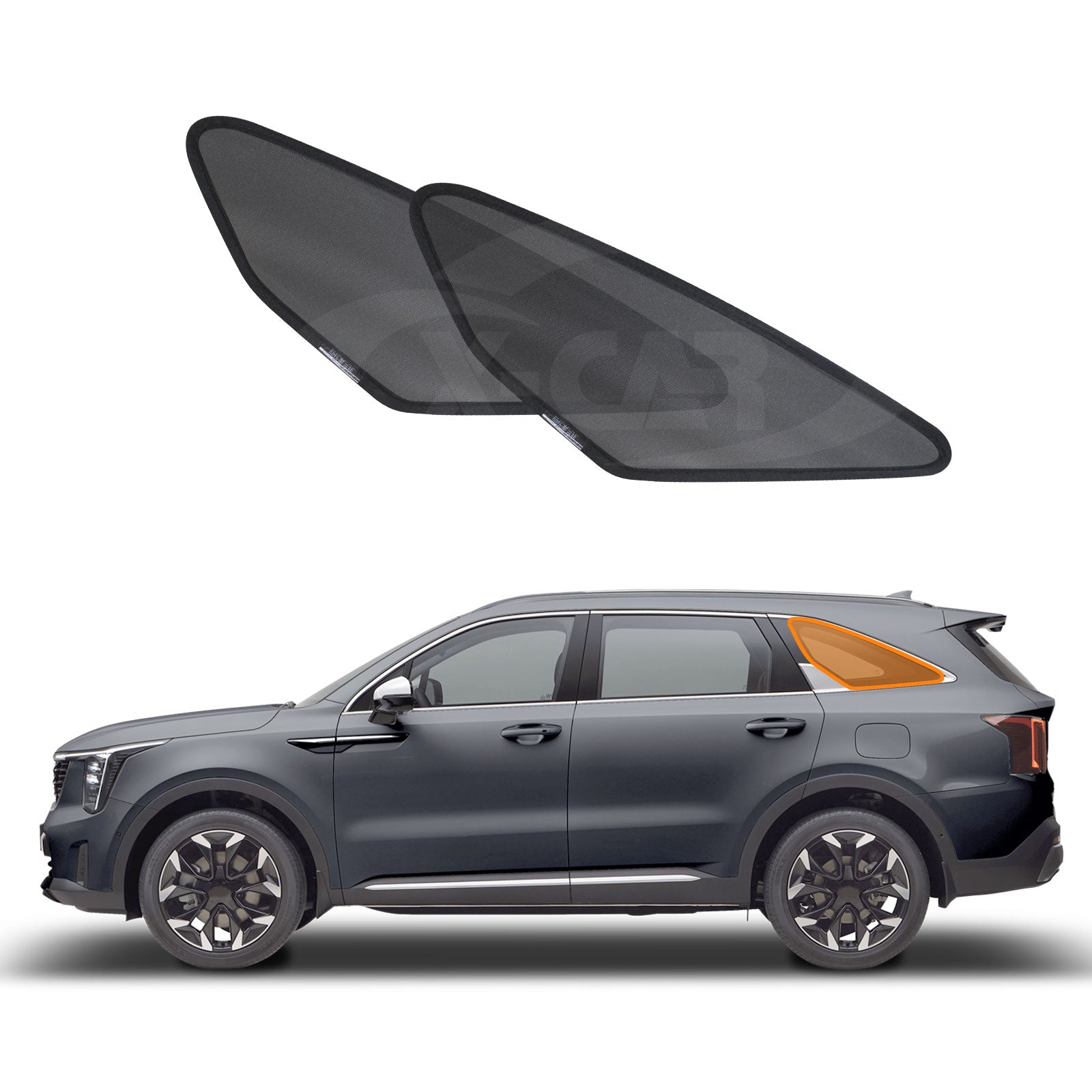 Magnetic Window Sun Shades for Kia Sorento 2020-Onwards