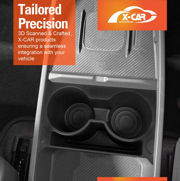 Centre Console Organiser for Kia EV3 2025-Onwards Armrest Tray Storage Box Cup Holder