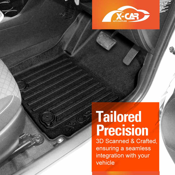 3D Floor Mats for Kia Picanto 2016-2025 All-Weather Liners