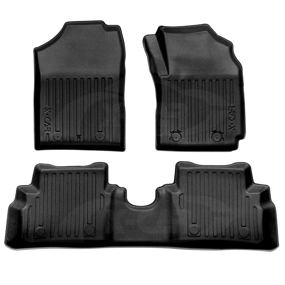 3D Floor Mats for Kia Picanto 2016-2025 All-Weather Liners