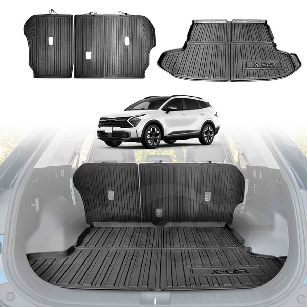 Boot Liner / Back Seats Protector for Kia Sportage 2021-2024 Heavy Duty Cargo Trunk Mat