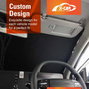 WindScreen Sun Shade for Kia Stonic 2020-Onwards Blocks UV Rays Foldable Custom Wind Screen Sun Visor Protector-5
