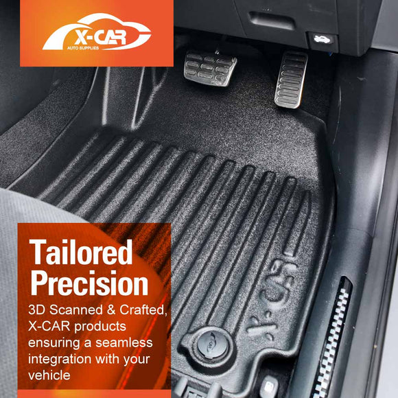 3D Floor Mats for Hyundai Kona 2023-Onwards All-Weather Car Liners