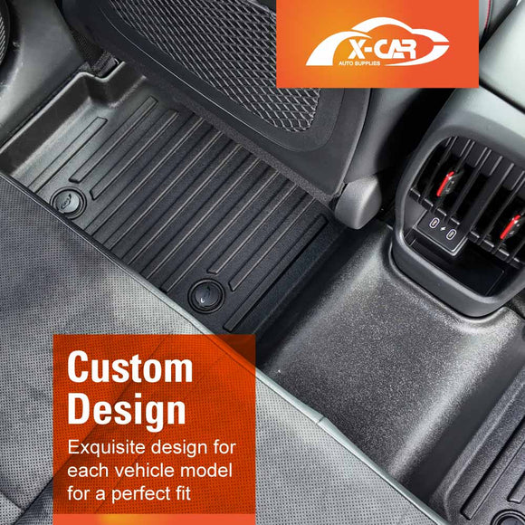 3D Floor Mats for Hyundai Kona 2023-Onwards All-Weather Car Liners