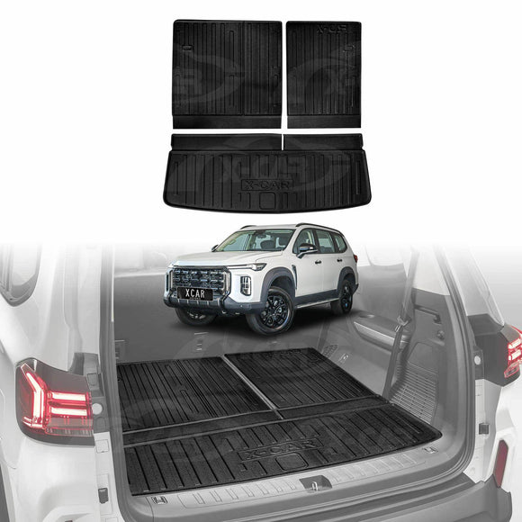Boot Liner/ Back Seat Protector for LDV D90 2025-Onwards Cargo Trunk Mat Luggage Tray