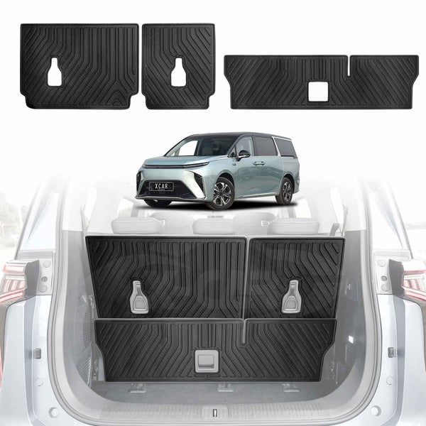 Boot Liner / Back Seat Protectors for LDV MIFA 9 MIFA9 2022-2025 Trunk Cargo Kick Mat