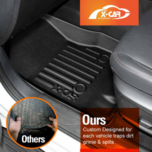 3D Floor Mats for LDV T60 AUTO 2017-2025 All-Weather Car Liners
