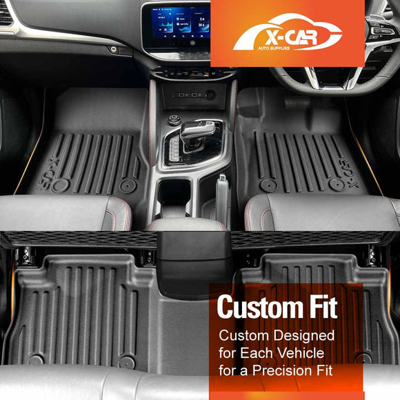 3D Floor Mats for LDV T60 AUTO 2017-2025 All-Weather Car Liners