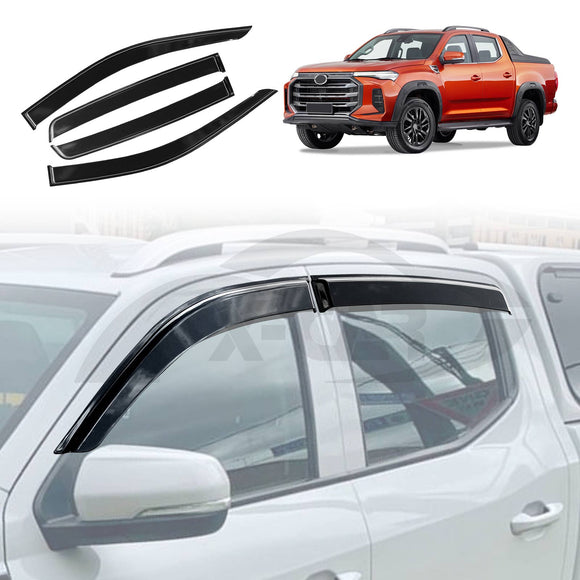 Weathershields for LDV T60 Ute 2017-2025 Deflectors Window Sun Visor
