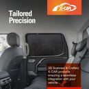 Rear Window Sun Shades for LDV Terron 9 Dual Cab 2025-Onwards Blind Mesh-2