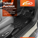 3D Floor Mats for LDV Terron 9 Dual Cab 2025-Onwards All Weather Car Liners-2