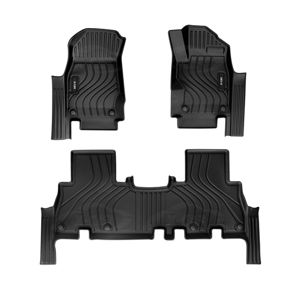 3D Floor Mats for LDV Terron 9 Dual Cab 2025-Onwards All Weather Car Liners