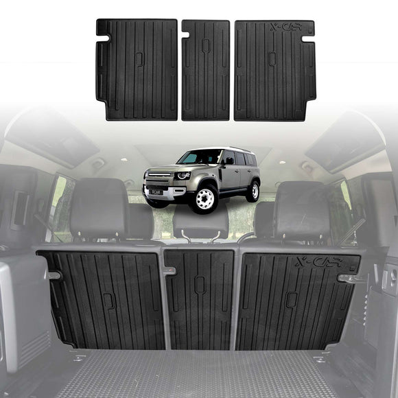 Boot Liner/ Back Seat Protector For Land Rover Defender L663 110 5 Seater 2020-Onwards Heavy Duty Car Mat