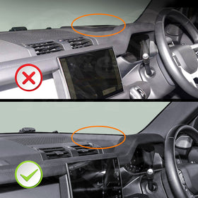 Dash Mat for Land Rover Defender L663 110 2020-Onwards Non-Slip Microfiber Pad Cover Interior Accessories - 0