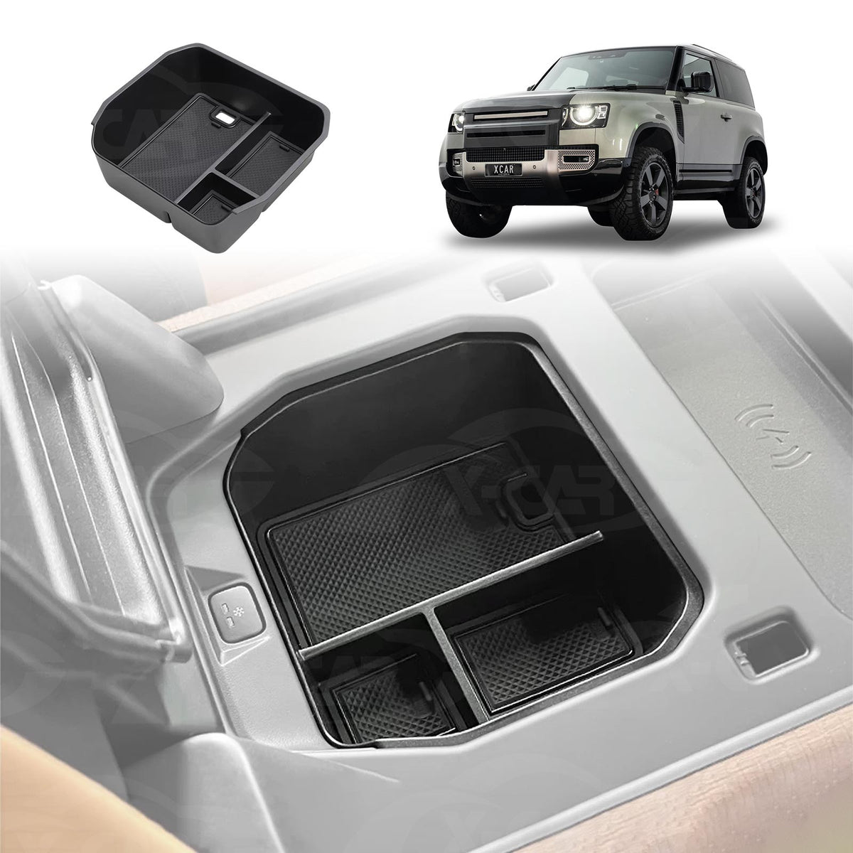 Land Rover Defender Centre Console Organiser Tray 2020+ X-CAR