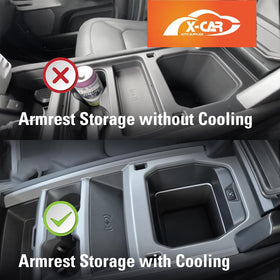 Centre Console Organiser Tray for Land Rover Defender with Cool Box 2020-Onwards Armrest Storage Accessories - 0