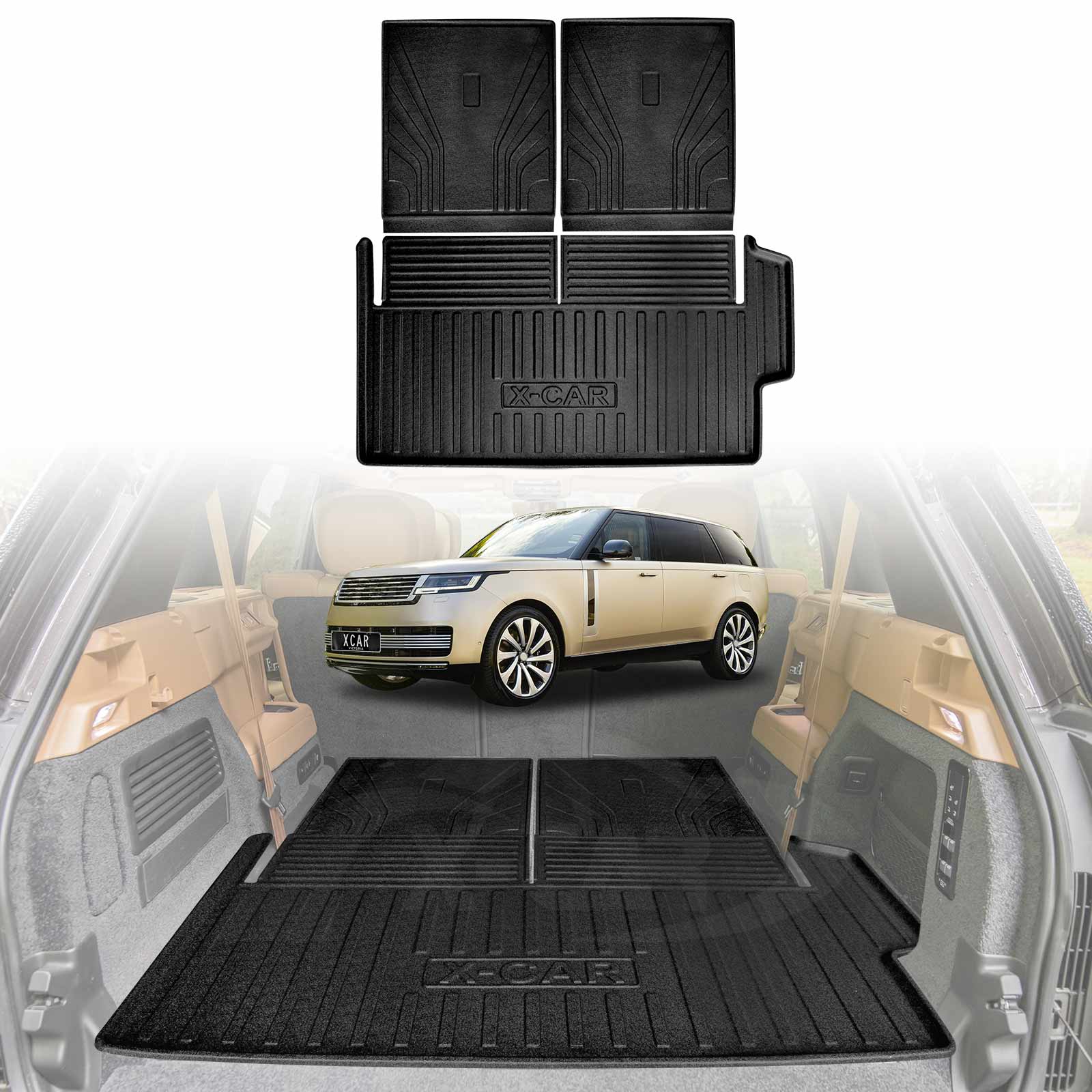 Boot Liners for Land Rover Range Rover L460 Series 7-Seater 2022-Onwar ...