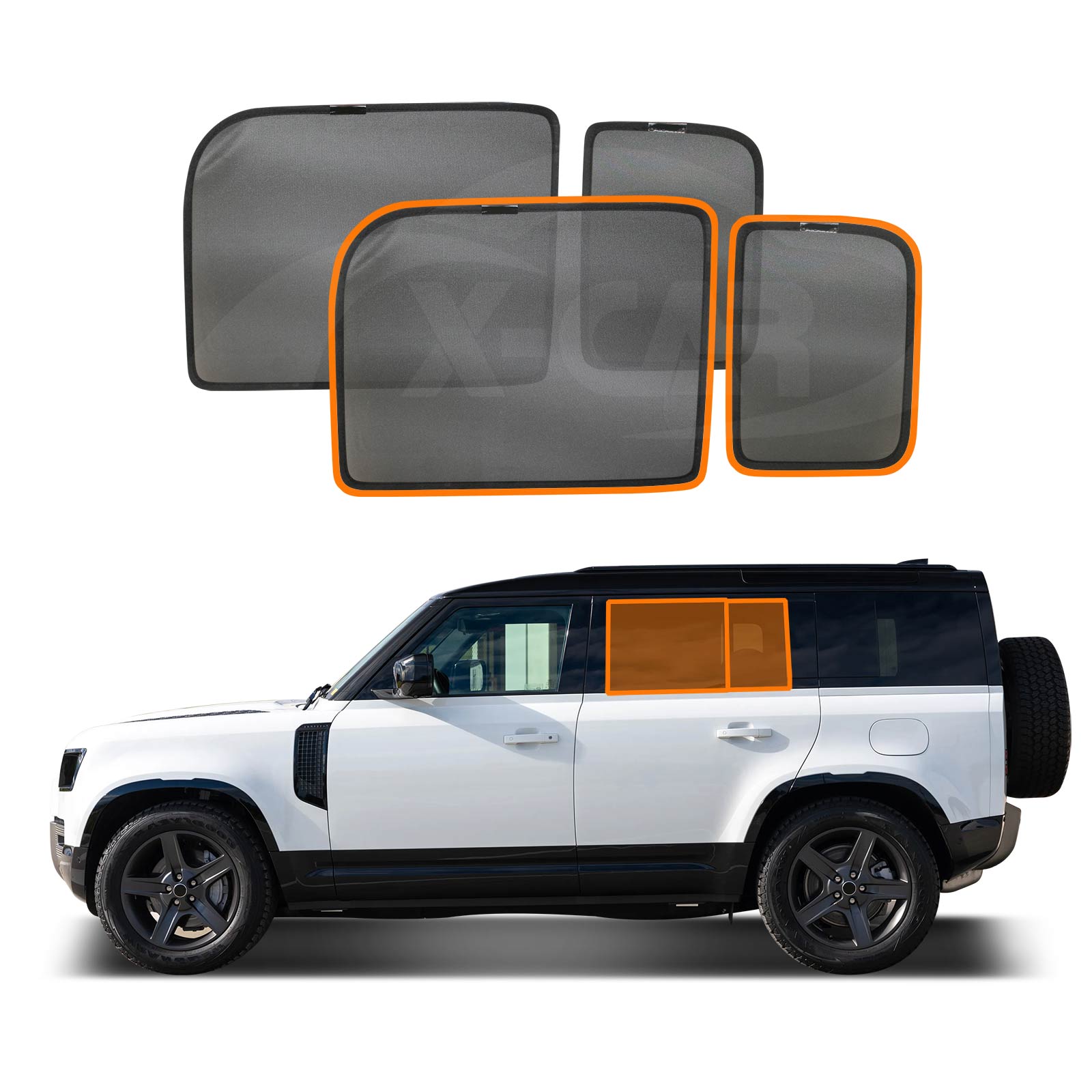 Magnetic Window Sun Shade for Land Rover Defender 2020-2025 - 0