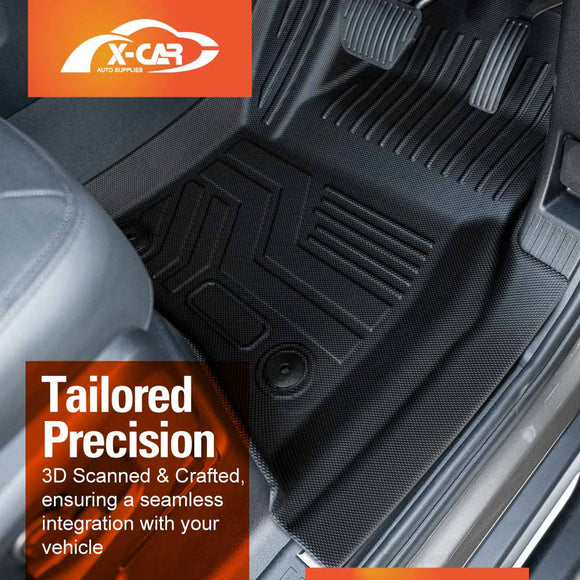 Floor Mats for Land Rover Defender L663 110 5 Seater 2020-Onwards All Weather Liners