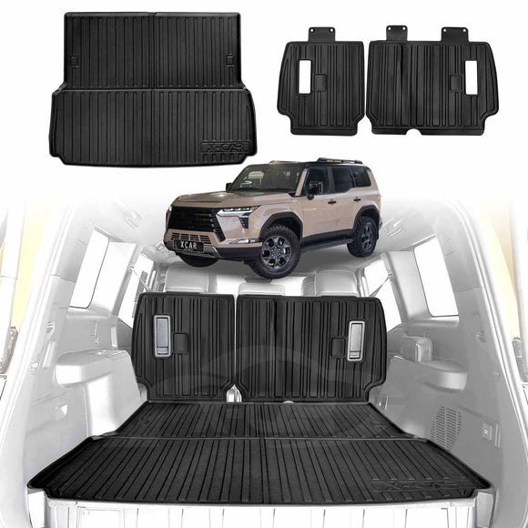 Boot Liner / Back Seat Protector for Lexus GX 550 GX550 5 Seater 2024-Onwards