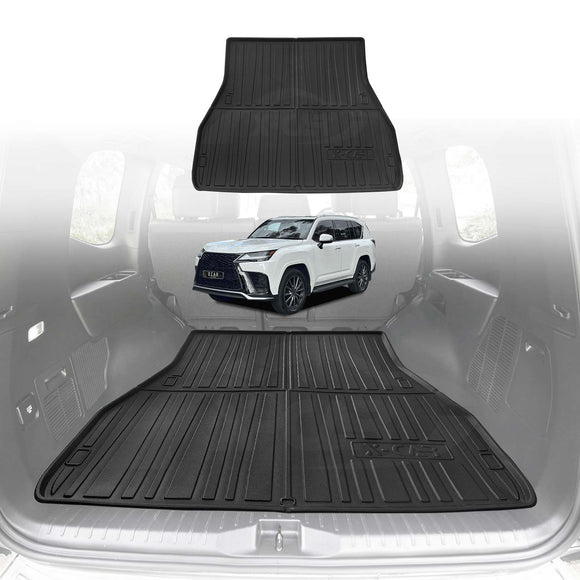 Boot Liner/ Back Seat Protector for Lexus LX Series LX500d LX600 2021-Onwards