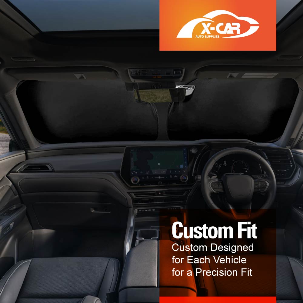 Custom Shade Rx WindScreen Sun Shade for Lexus RX350 RX350h RX500h 2022-Onwards | X-CAR