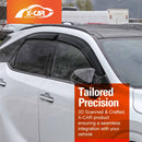 WeatherShields for Lexus RX RX350 RX500 2022-Onwards Car Weather Shields Wind Deflectors Sun Visors-10