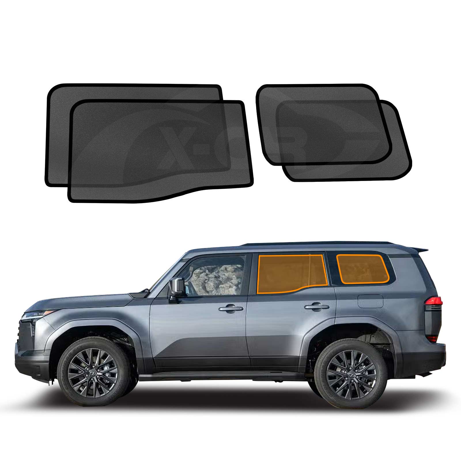 Window Sun Shade for  Lexus GX 550 GX550 2024-Onwards