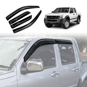 Weathershields for Isuzu D-MAX DMAX Dual Cab 2008-2012 Car Weather Shields Wind Deflectors Sun Visors