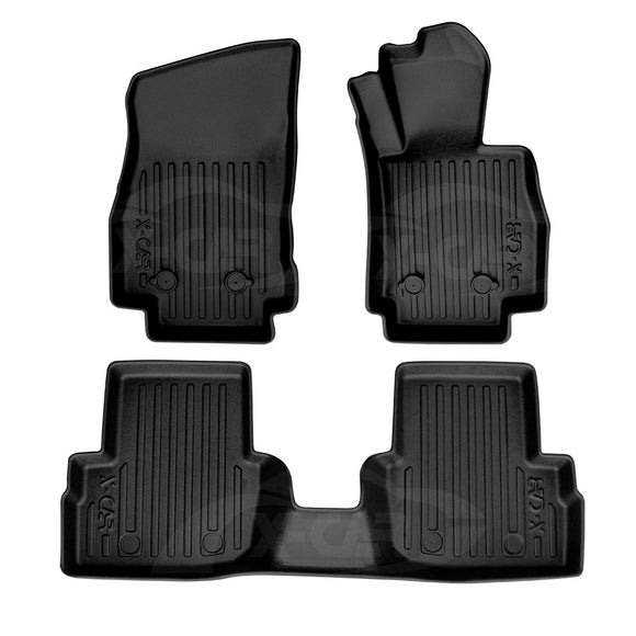 3D Floor Mats for Mazda 2 Hatch & Sedan 2014-Onwards DJ/DL Series All-Weather Car Liners