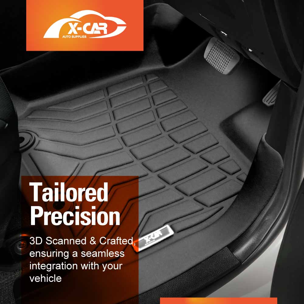 3D Car Mats for Mazda BT-50 BT50 Dual Cab 2020-Onwards TF Series All-Weather Floor Liners - 0