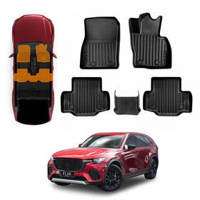 3D Floor Mats for Mazda CX-70 CX70 2024-Onwards All-Weather Car Liners