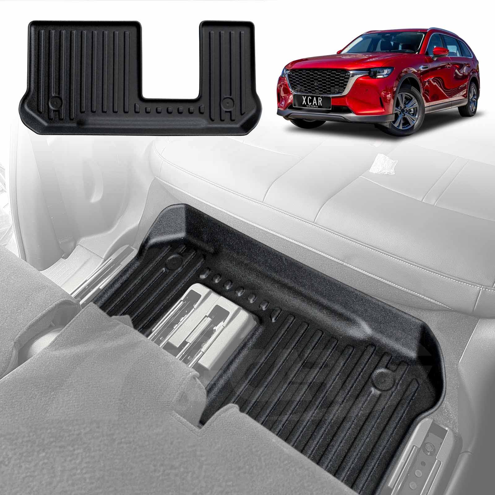 Kovvar Kofferbakmat compatibel met Mazda CX-80 2024-2025 Komt overeen met de versie: compatibel met kofferbakversies met hoge vloer | Kwaliteit: Premium Kovvar Kofferbakmat compatibel met Mazda CX-80 2024-2025 Komt overeen met de versie: compatibel met kofferbakversies met hoge vloer | Kwaliteit: Premium