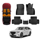 3D Floor Mats for Mazda CX-90 CX90 2023-Onwards All-Weather Liners-20