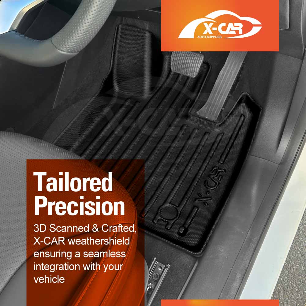 3D Floor Mats for MG HS 2024-Onwards All-Weather Car Liners